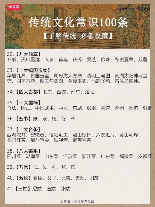 传统文化知识