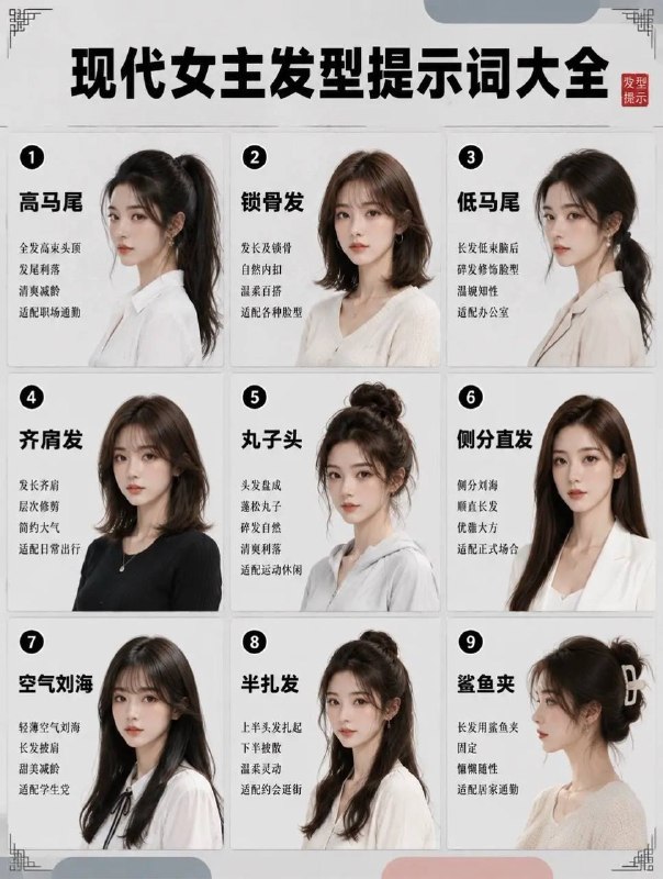 现代女主发型