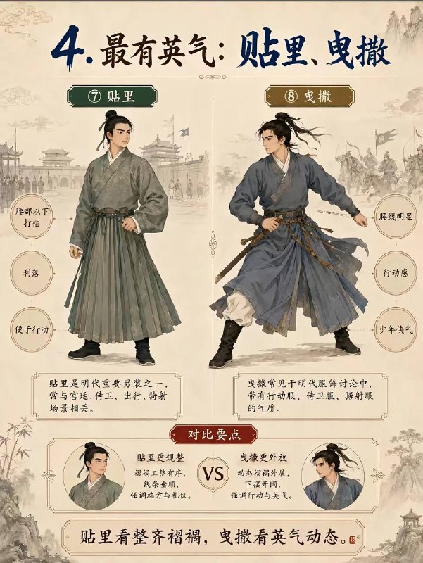 男生能穿的汉服