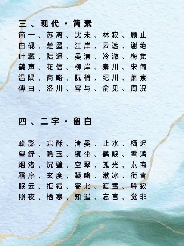 女主名