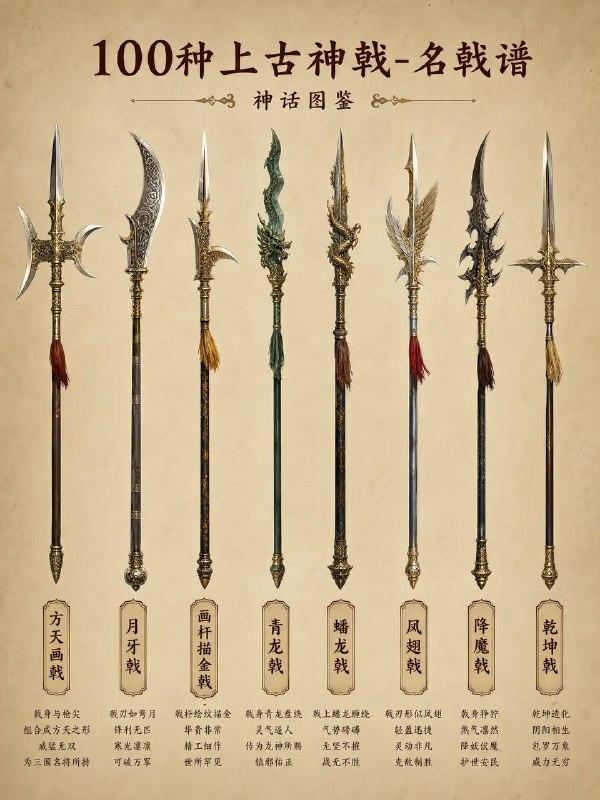 100 种上古神戟