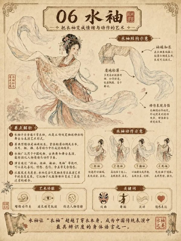 女子衣袖