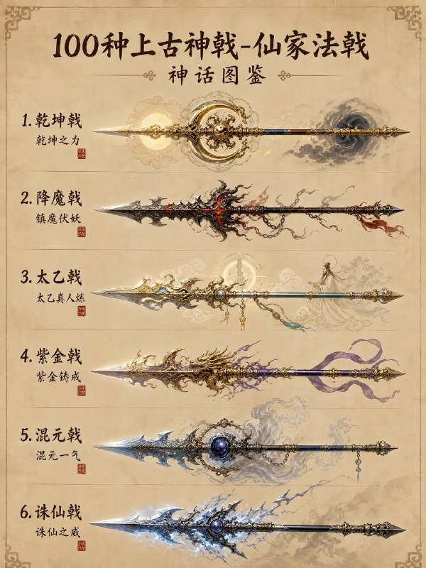 100 种上古神戟