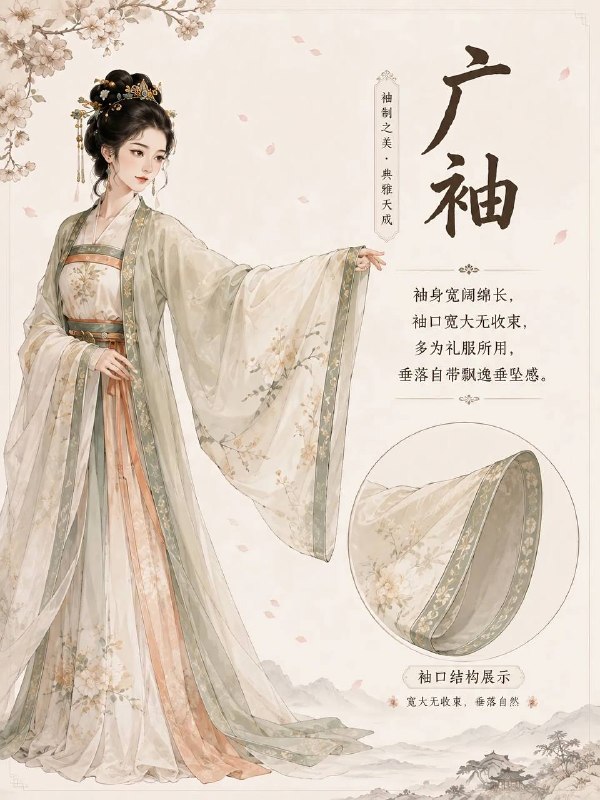古代女子衣袖盘点