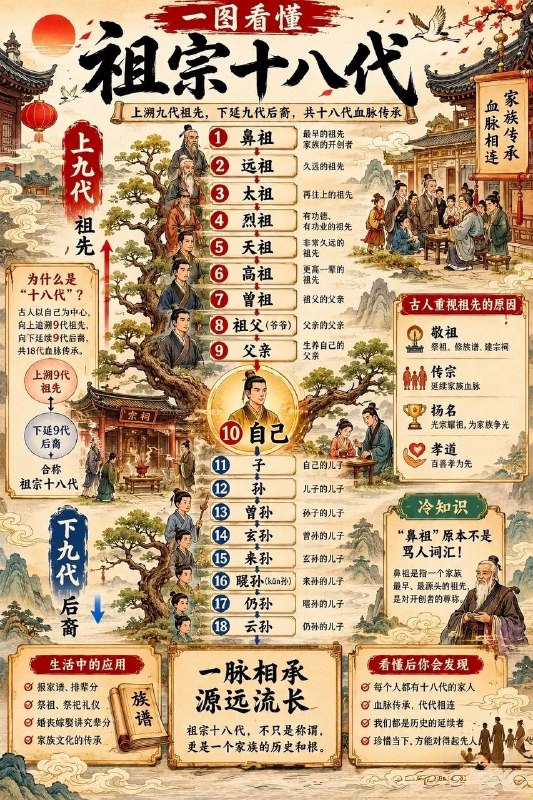 祖宗十八代