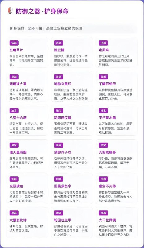 修真小说素材