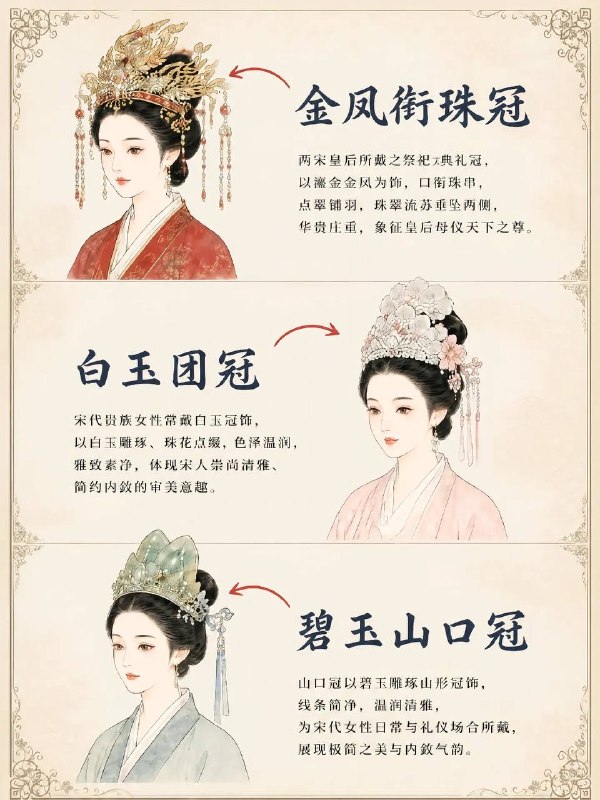 宋代女子冠饰