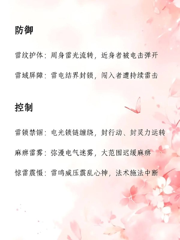 雷系异能
