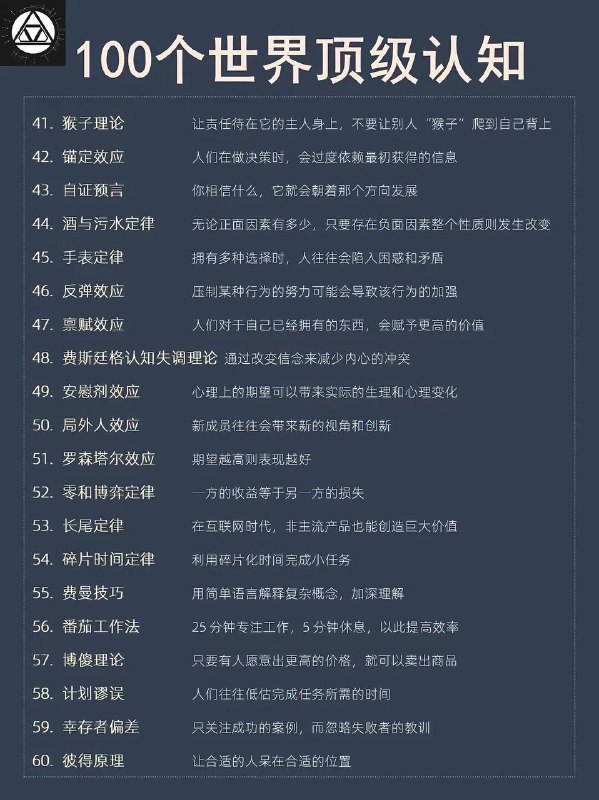 顶级认知