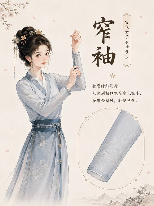 古代女子衣袖盘点