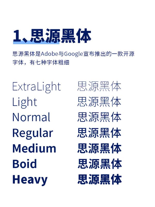 字体