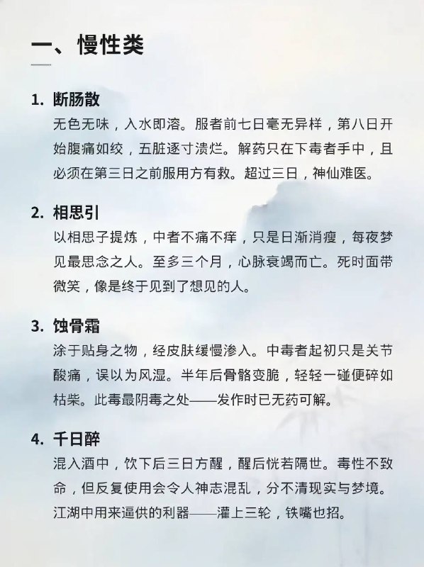 古毒
