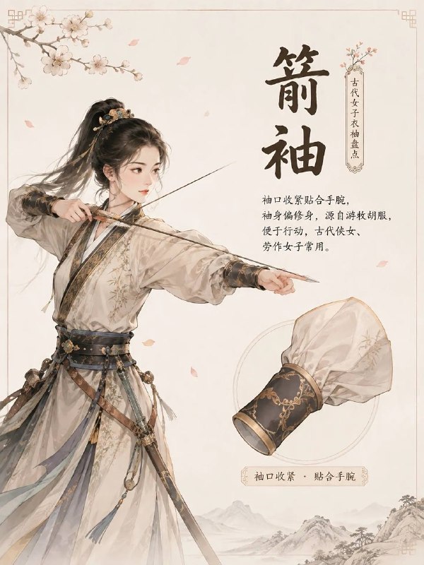 古代女子衣袖盘点