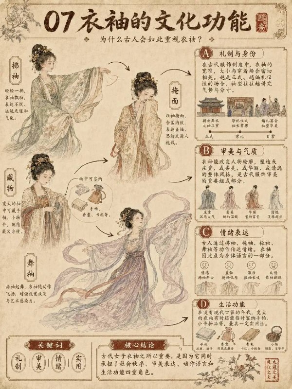 女子衣袖