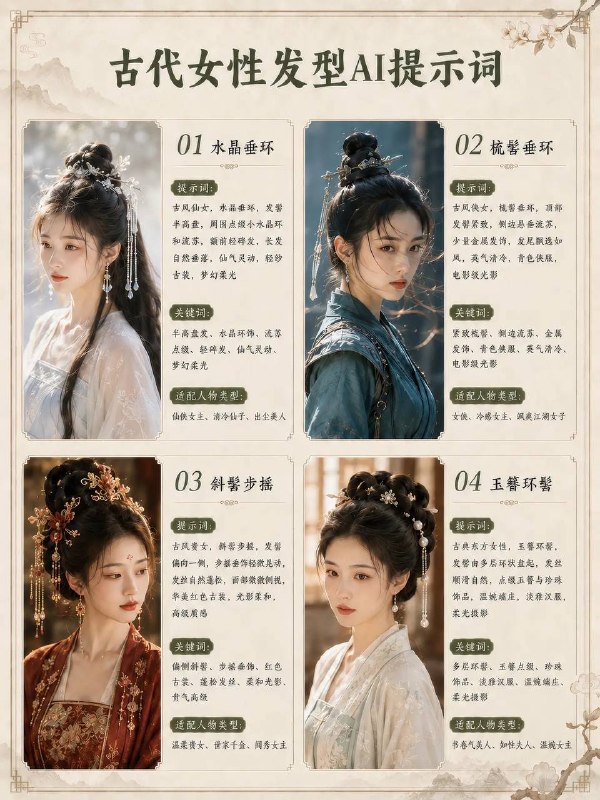 古代女性发型