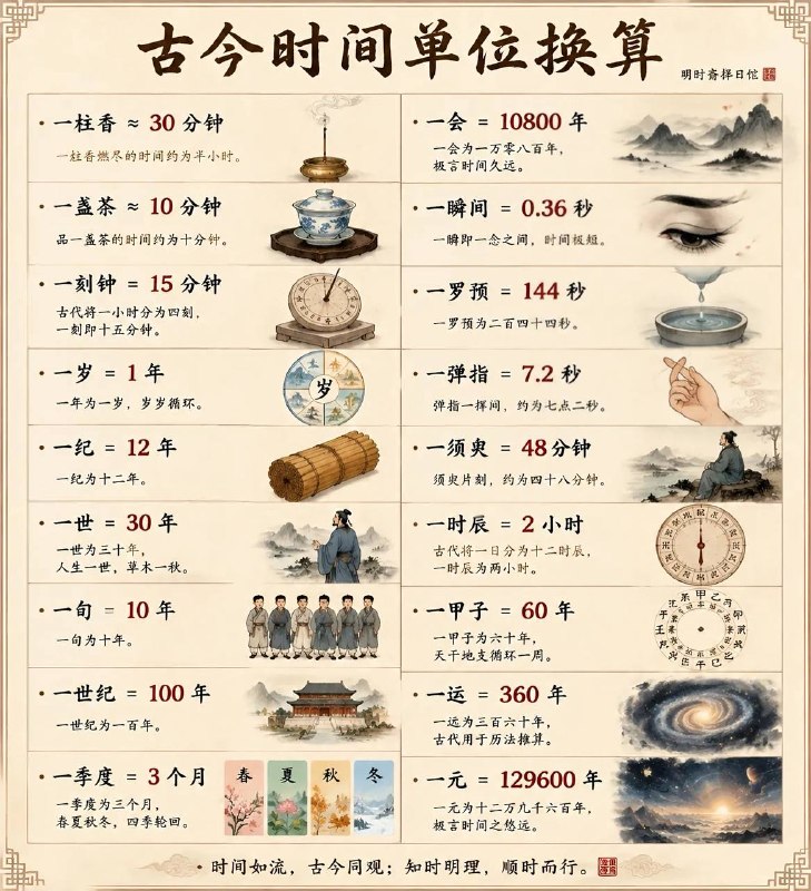 古今时间