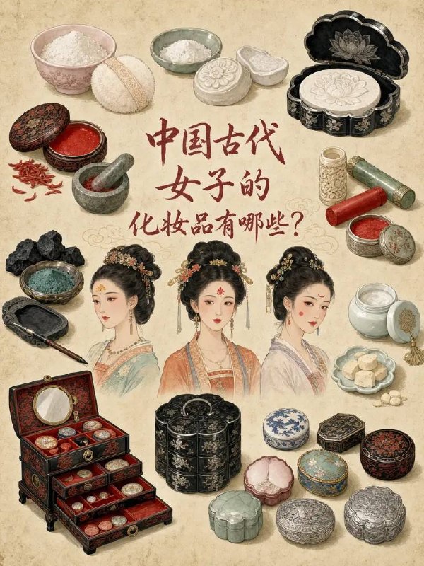 古代女子化妆品