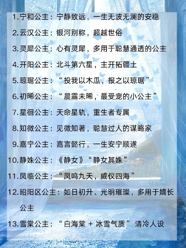 公主封号