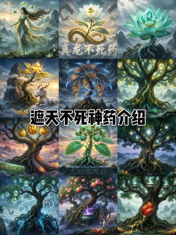 遮天不死药