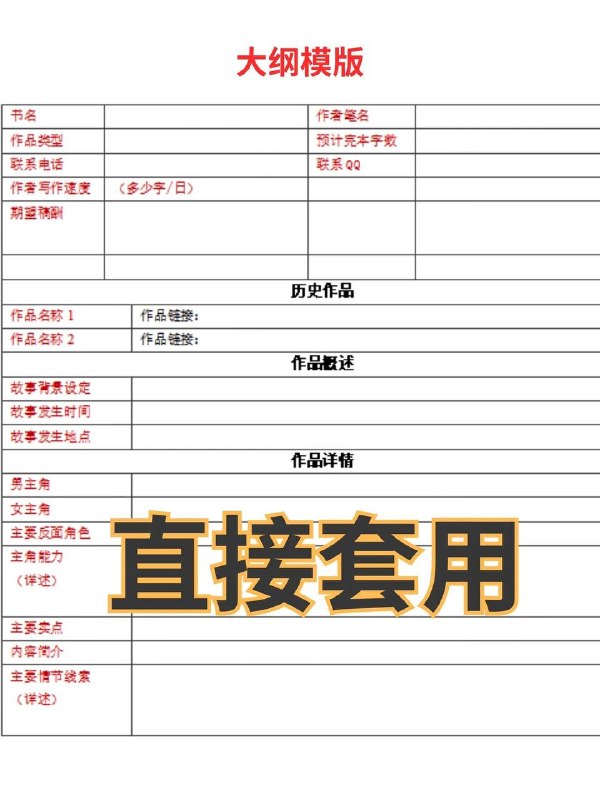 网文公式
