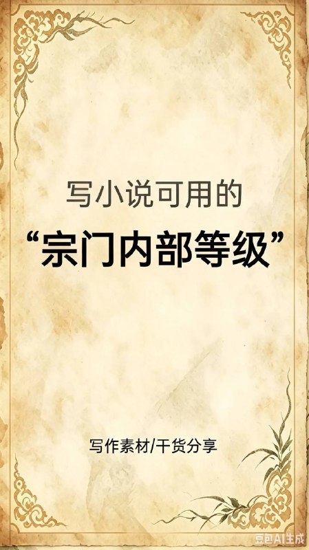 宗门等级