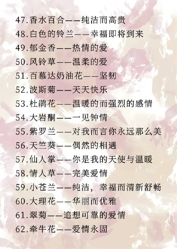 花语