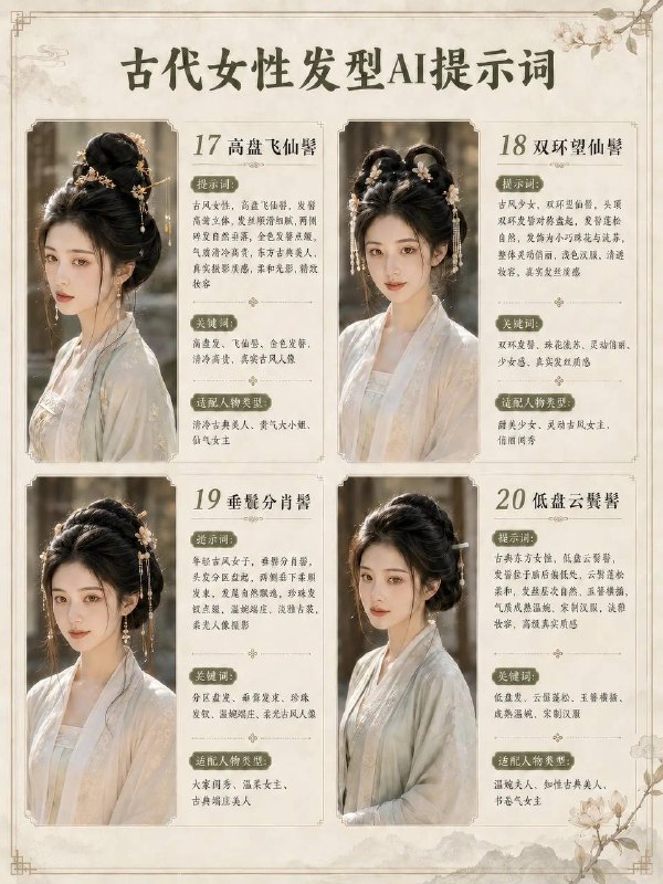古代女性发型