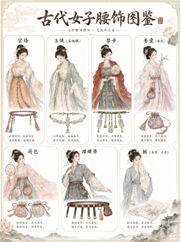 女子腰饰