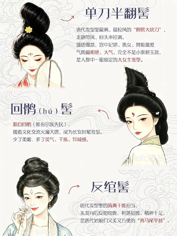 唐朝发髻