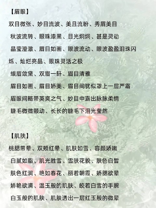 容貌绝尘女主