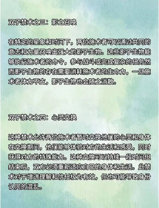双子禁术