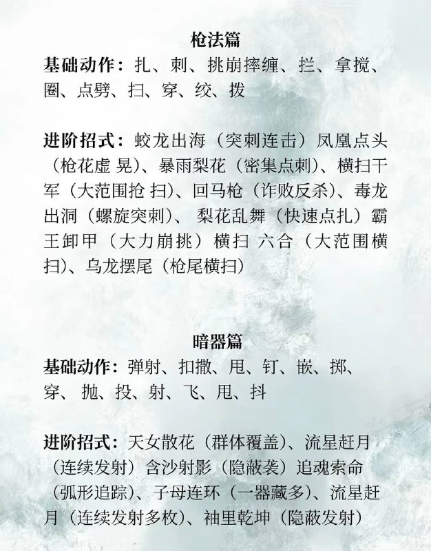 打斗动作