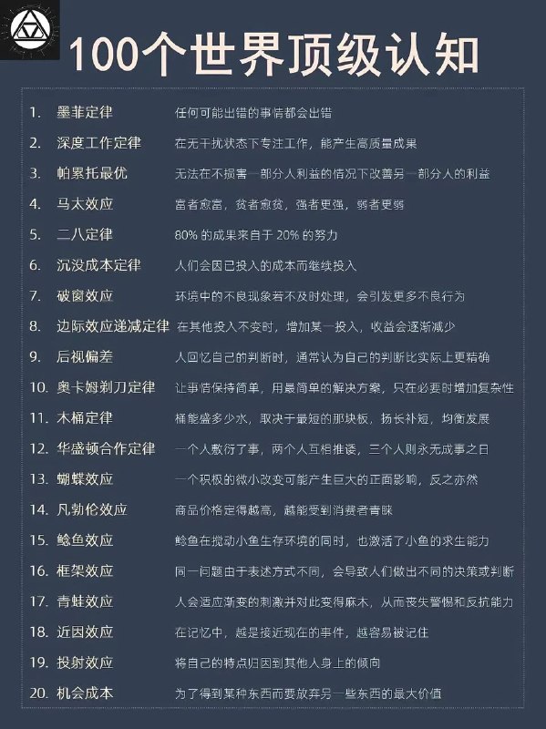 顶级认知