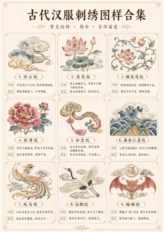 刺绣图样