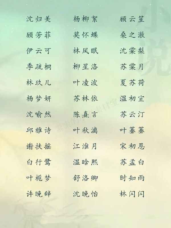 好听女主名