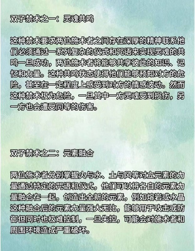 双子禁术