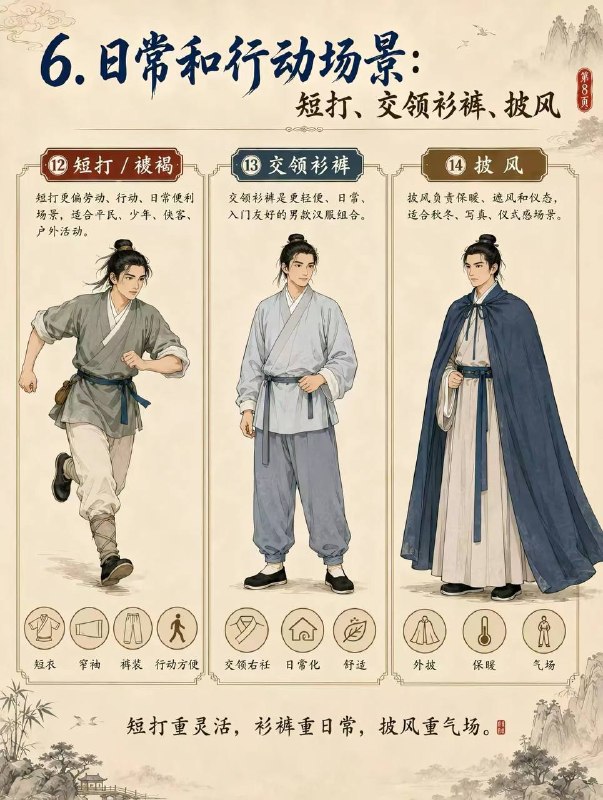 男生能穿的汉服