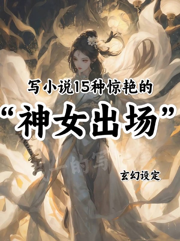 写小说，神女出场描写