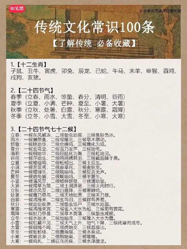 传统文化知识