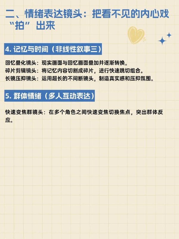 运镜术语